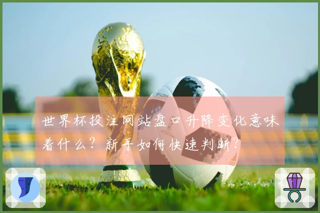 世界杯投注网站盘口升降变化意味着什么?新手如何快速判断?