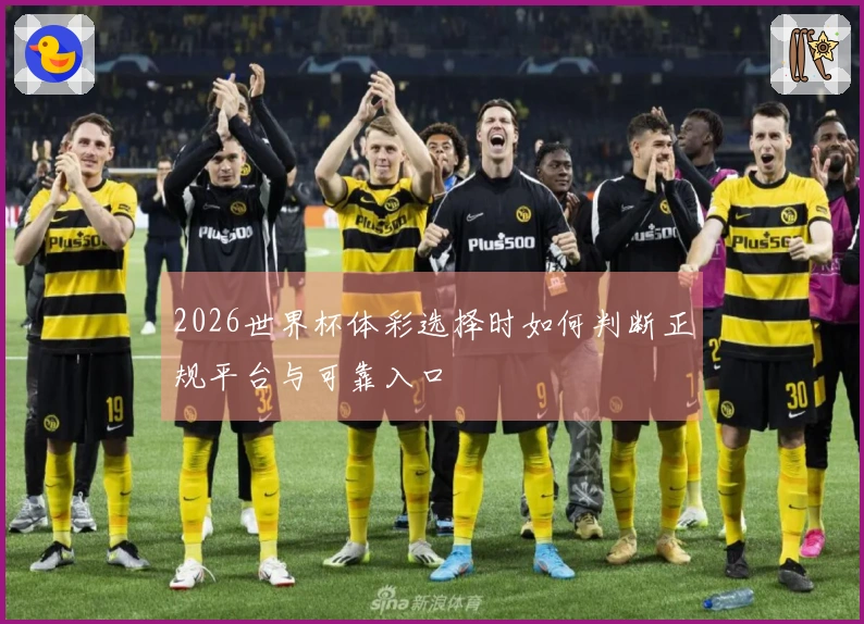 2026世界杯体彩选择时如何判断正规平台与可靠入口