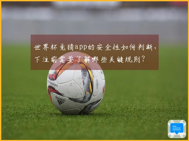 世界杯竞猜app的安全性如何判断，下注前需要了解哪些关键规则？